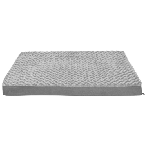 Furhaven Ultra Plush Deluxe Orthopedic Bed Gray Large