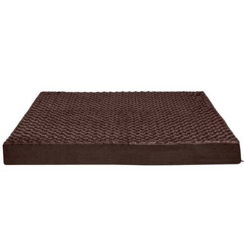 Furhaven Ultra Plush Deluxe Orthopedic Bed Chocolate Jumbo