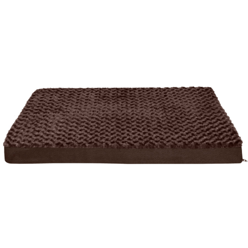 Furhaven Ultra Plush Deluxe Orthopedic Bed Chocolate Large