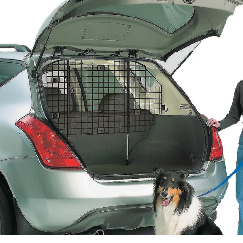 Departments - Midwest Car Universal Wire Mesh Barrier Black