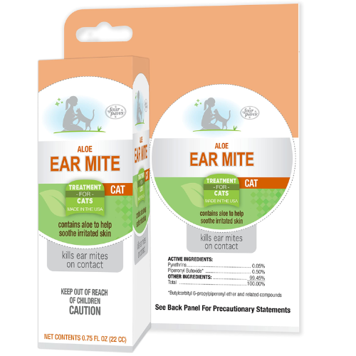 Four Paws Ear Mite Remedy For Cats .75oz