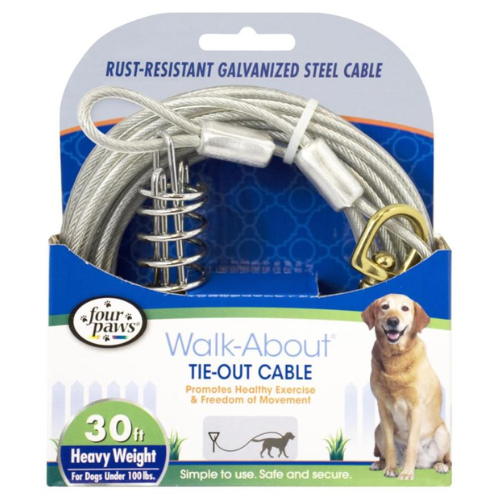 Petcrest Dog Tie Out Cable Heavy 30'