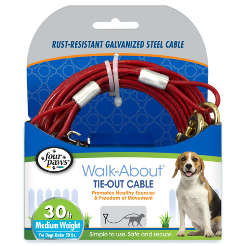 Petcrest Dog Tie Out Cable Medium 30'