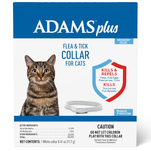 Adams Plus Flea and Tick Collar for Cats