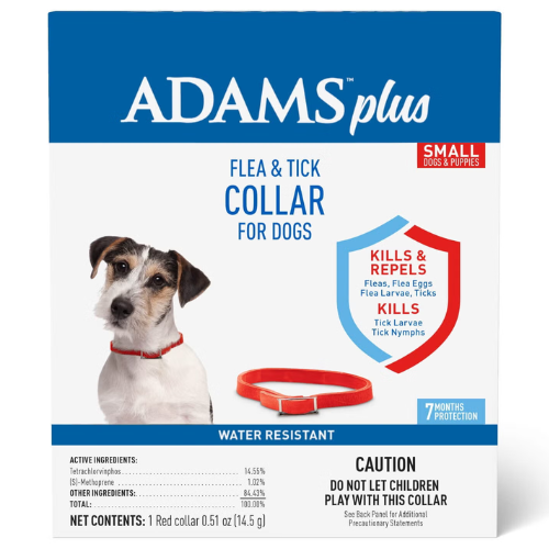 Adams Plus Flea & Tick Collar for Small Dogs
