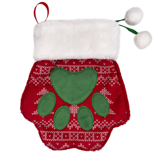 Kong Large Holiday Stocking Paw