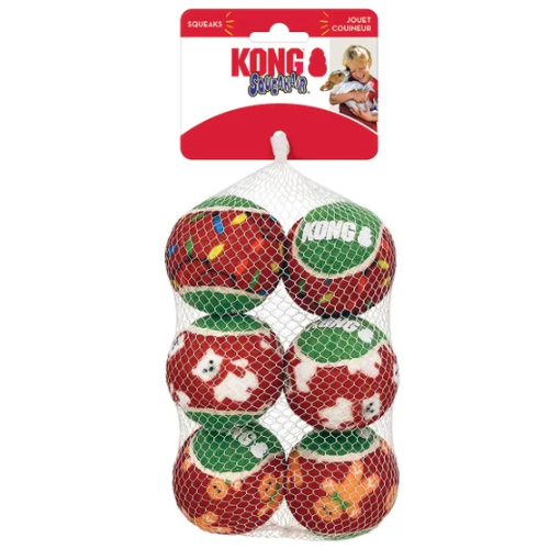 Kong Medium Holiday Air Ball 6Pk