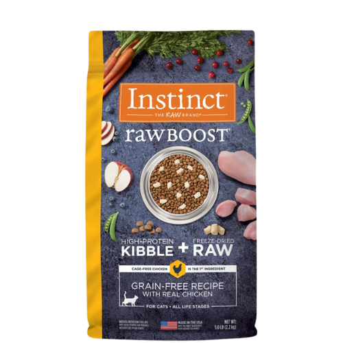Instinct Cat Raw Boost Kibble & Freeze Dried Chicken 5#