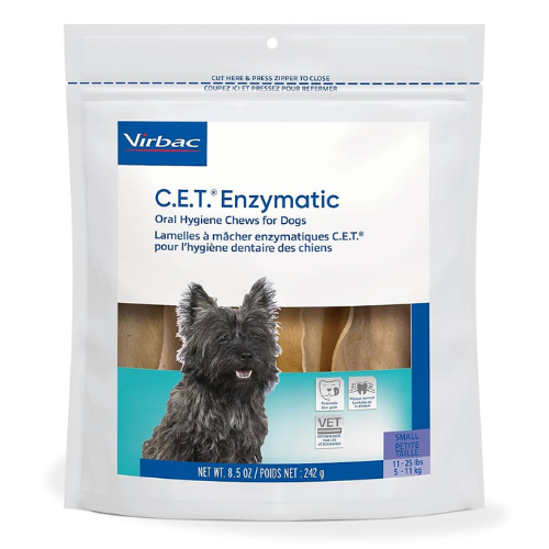 Virbac C.E.T. Dog Chews Enzymatic Oral Hygiene Care Small 30 Pack