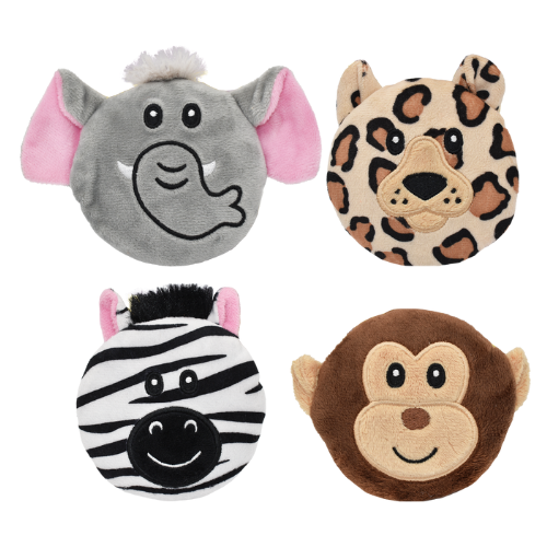 Multipet Minipet Subwoofers Safari Dog Toy