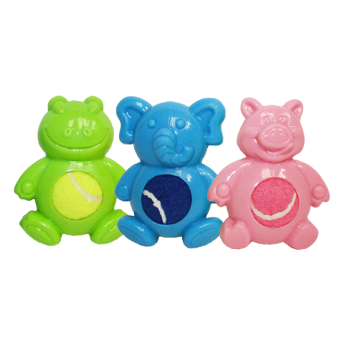 Multipet Minipet Tennis Tummies 4" Dog Toy