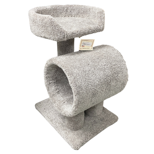 CARPETED CAT TREE TUNNEL 30"