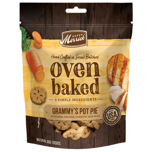 Merrick Oven Baked Dog Treats Grammy's Pot Pie 11oz