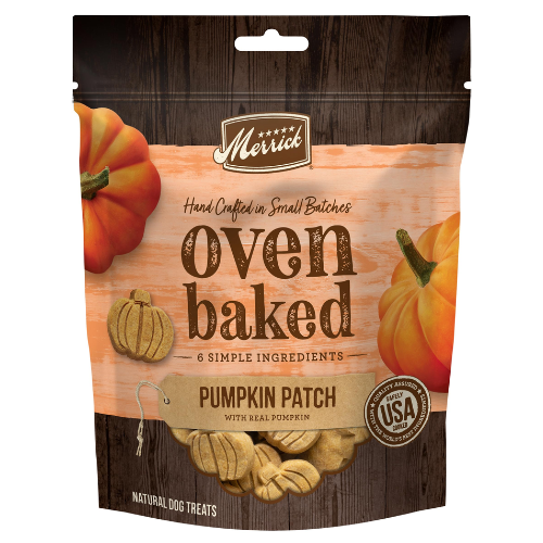 Merrick Oven Baked Dog Treats Pumpkin Patch 11oz