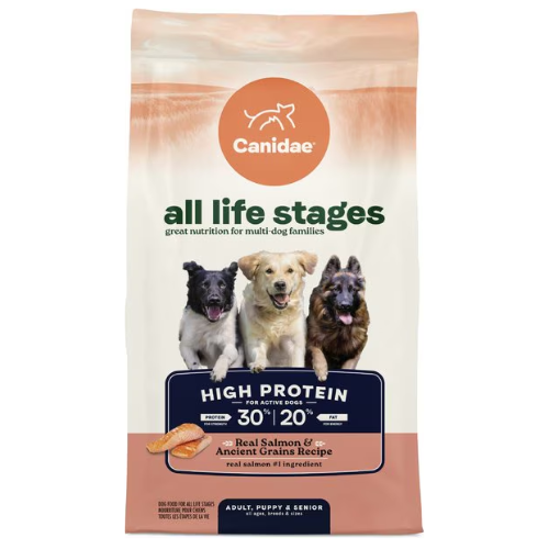 Canidae Dog All Life Stages High Protein Salmon Recipe 27#