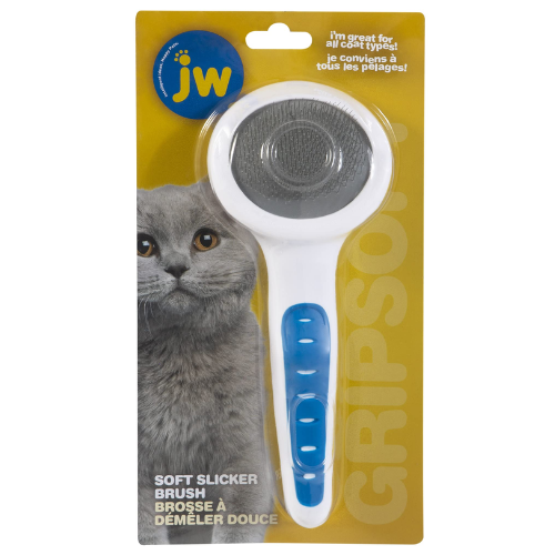 JW Grip Soft Cat Slicker Brush