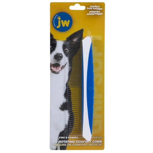 JW Grip Soft Rotating Comfort Comb Fine & Coarse Hair