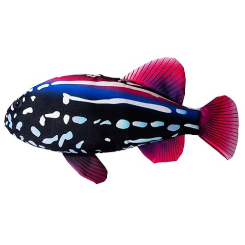 Scoochie Scoochzilla Grouper Fish Dog Toy 18"