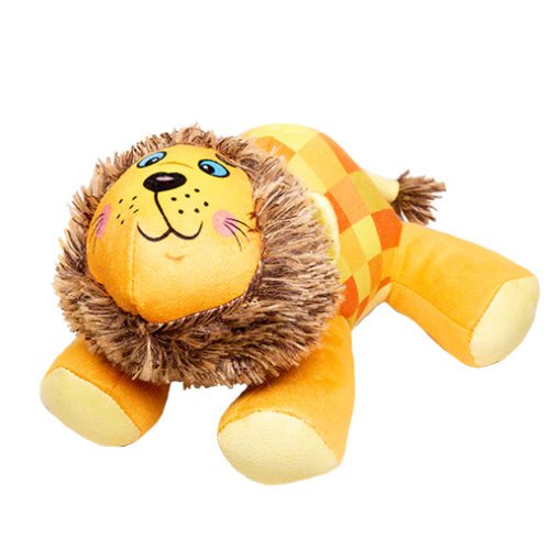 DOODLES CHECKERED LION