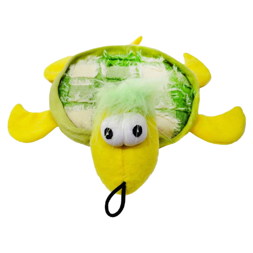 Scoochie Tishy Turtle Dog Toy 10.5"