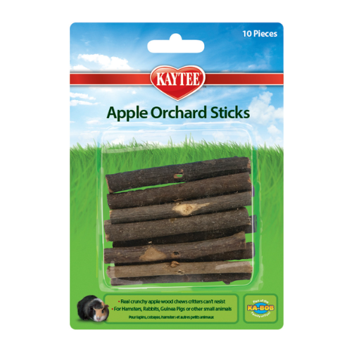 Kaytee Super Pet Small Animal Chews Apple Orchard Sticks 10 CT
