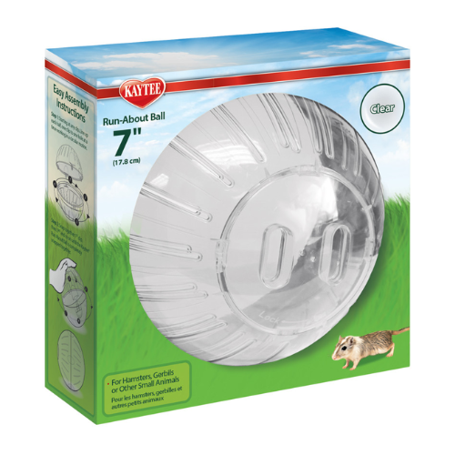 Kaytee Run-About Exercise Ball 7" Clear