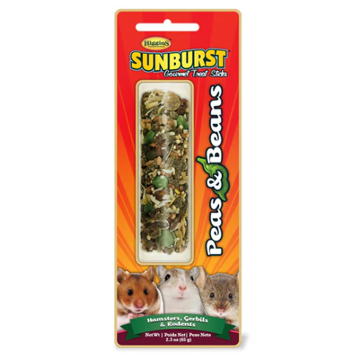 Higgins Sunburst Small Animal Peas & Bean Treat Stick 2.3oz