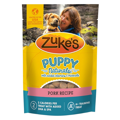 Zuke's Puppy Naturals Treats Pork & Chickpea 5oz