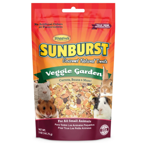 Higgins Sunburst Small Animal Treats Veggie Garden 5oz