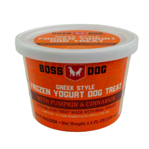 Boss Dog Yogurt Pumpkin & Cinnamon 3.5oz cup