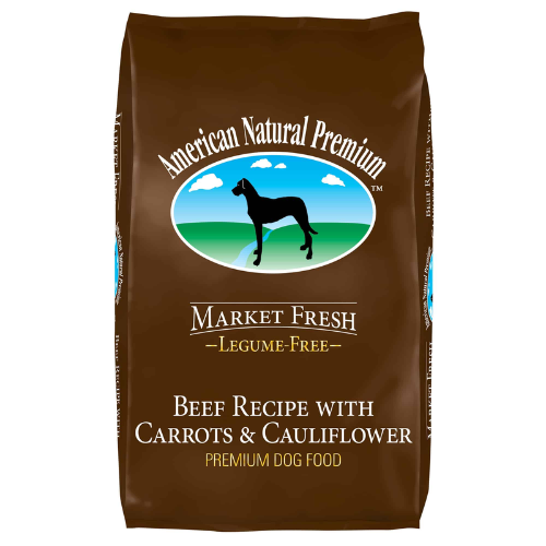 American Natural Premium Dog Market Fresh Beef Carrots & Cauliflower 30#