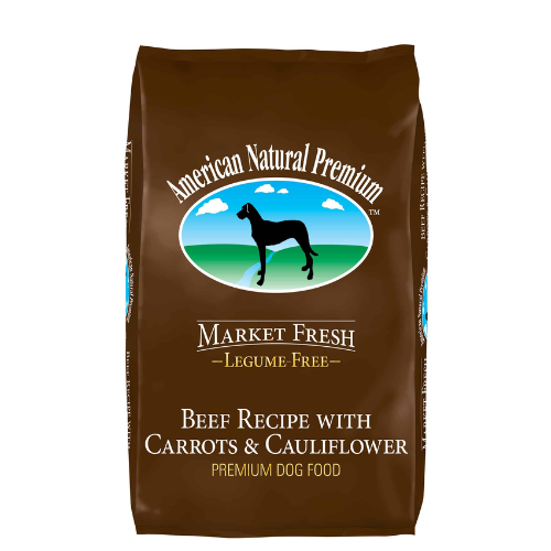 American Natural Premium Dog Market Fresh Beef Carrots & Cauliflower 12#