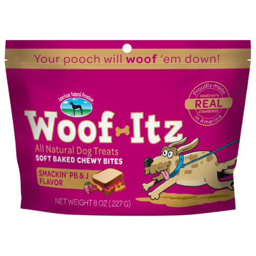 ANP Woof Itz Smacking' PB&J Soft Dog Treats 8oz