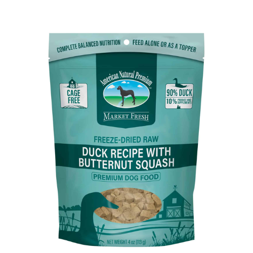 American Natural Premium Duck & Butternut Squash Freeze Dried Dog Food 4oz