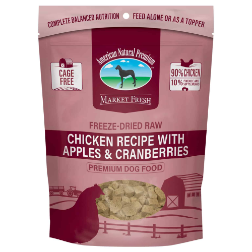 American Natural Premium Chicken Apple & Cranberry Freeze Dried Dog Food