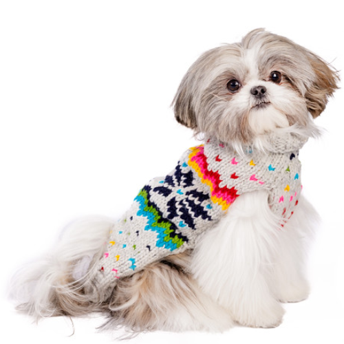 Rainbow Snowflake Sweater XXS