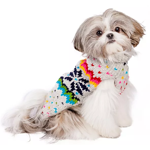 Rainbow Snowflake Sweater XS
