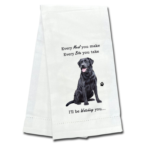 Black Labrador Towel