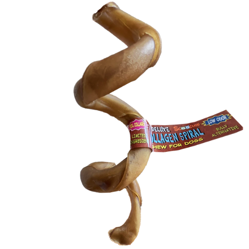 Scoochie Pet Deluxe Collagen Spiral Chew 6-7