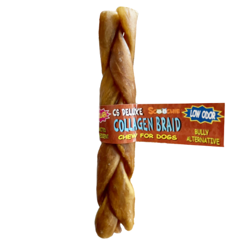Scoochie Pet Deluxe Collagen Braid 5-6"