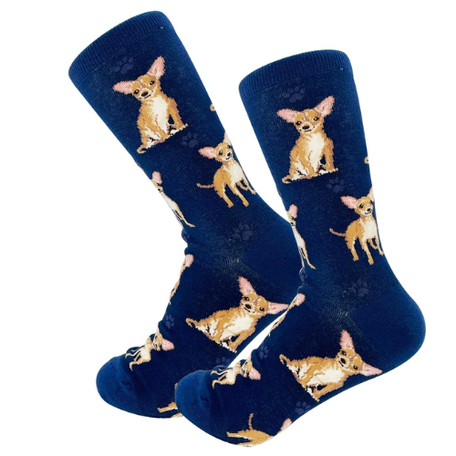 Tan Chihuaha Socks
