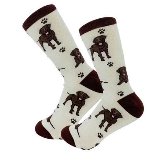 Chocolate Labrador Socks