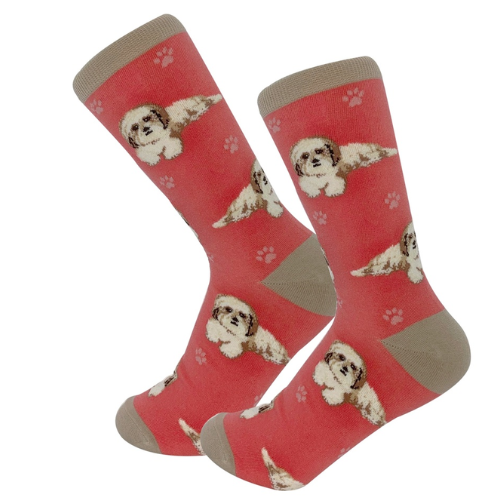 Tan Shih Tzu Socks