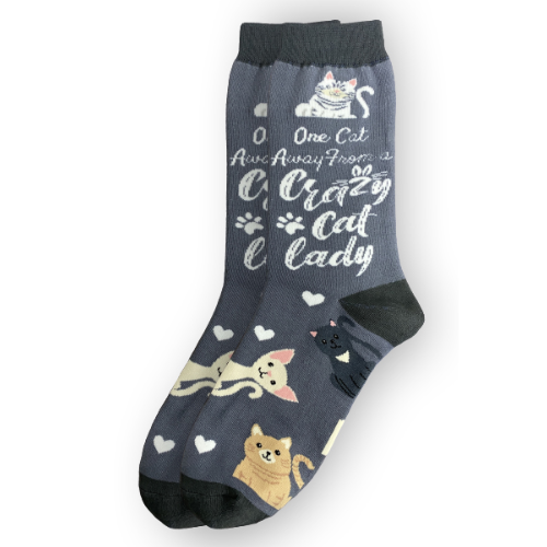 Crazy Cat Lady Socks