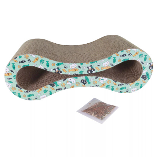 Coastal Turbo Cat Scratcher Infinity Green