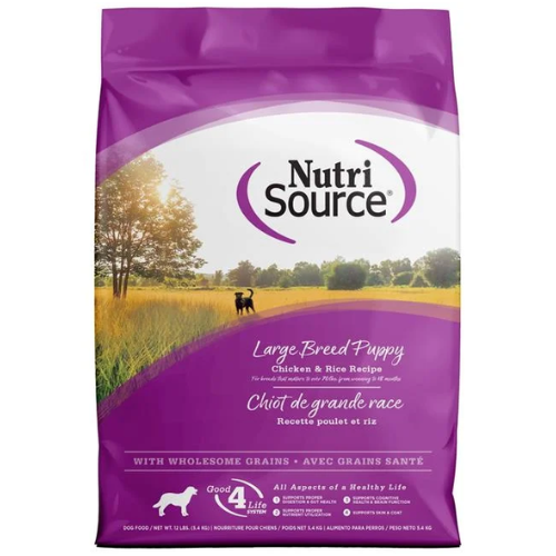 NutriSource Large Breed Puppy Chicken & Rice 26#