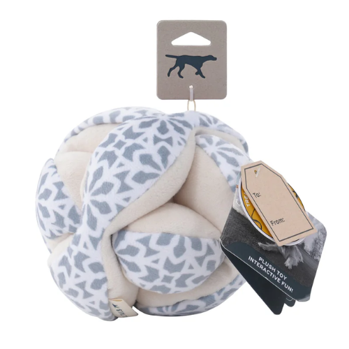 Tall Tails Holiday Plush Snowball Puzzle Dog Toy