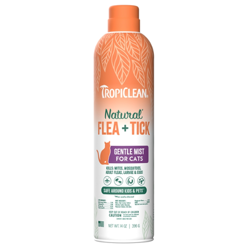 Tropiclean Natural Flea & Tick Mist for Cats 14oz