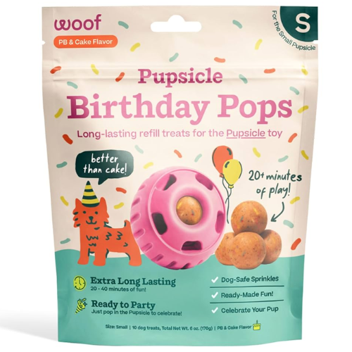 Woof Pupsicle Pops Birthday Small 6oz 12pk