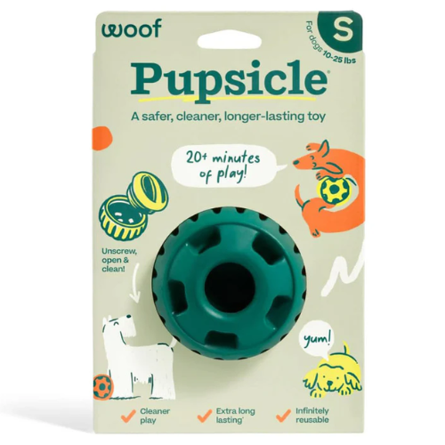 WOOF PUPSICLE GREEN SM